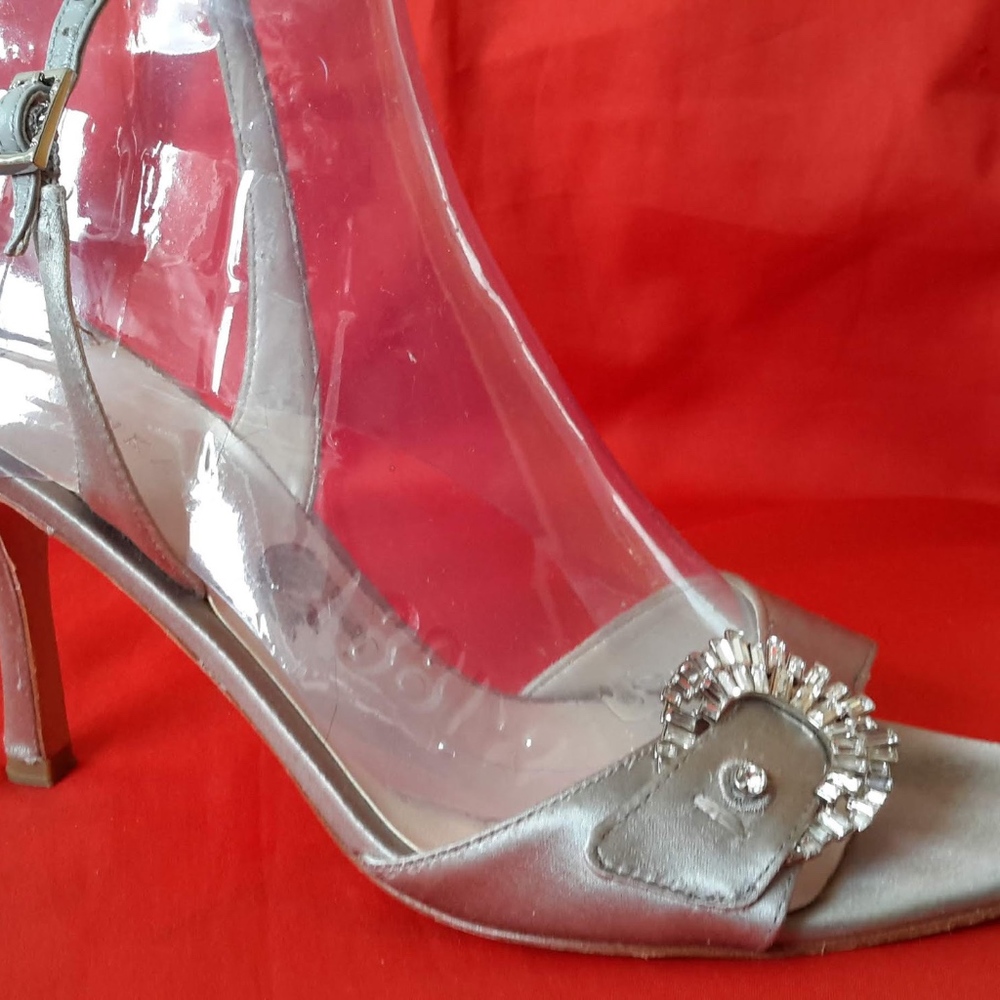 Ivanka Trump Open Toe Party Heels Size 9 M